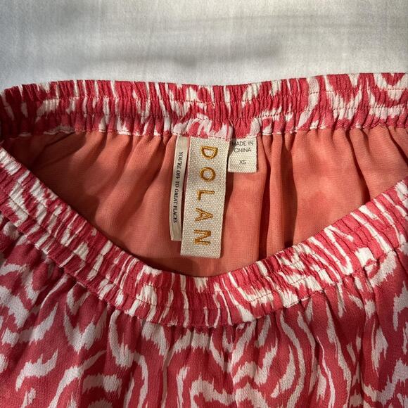 dolan red boho patchwork tiered maxi skirt - Picture 5 of 6